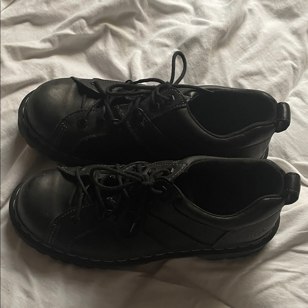 Dr. Martens Black Leather Sneakers